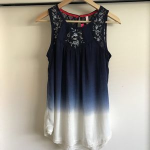 Xhilaration Blue Ombre Tank Top*